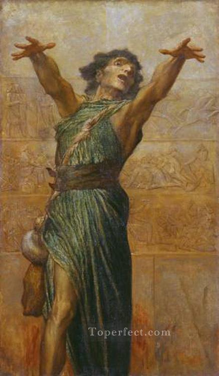 ジョナ 1894 の象徴主義者ジョージ・フレデリック・ワッツ油絵